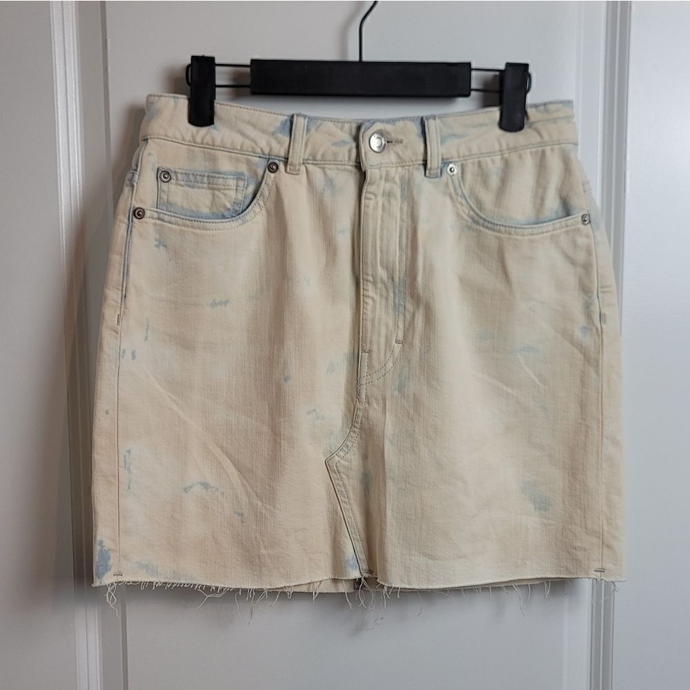 IRO Rosier Bleach Blue Skirt